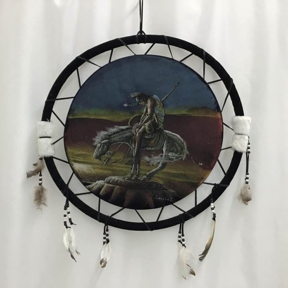 War Shield Dreamcatcher Art - Picture 2 of 4